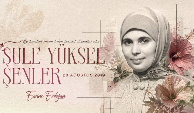 Emine Erdoğan, yazar Şule Yüksel Şenler'i vefatının 7'nci yılında andı