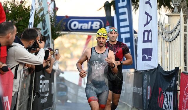 Kıtalararası triatlon yarışı Beykoz'da yapıldı