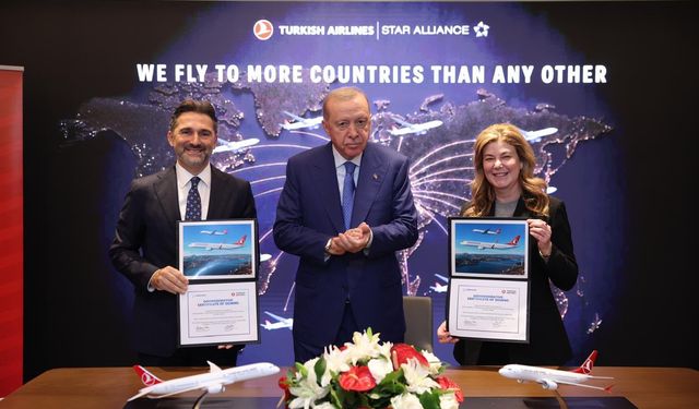 THY ile Boeing arasında 150 adet uçak siparişi anlaşması imzalandı