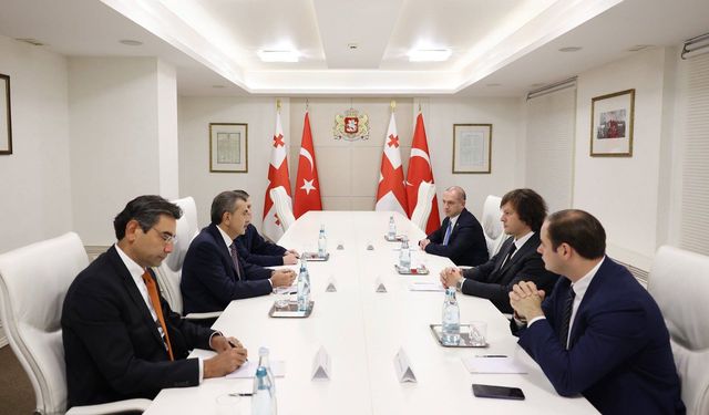 Bakan Tekin, Gürcistan Başbakanı Kobakhidze ile görüştü