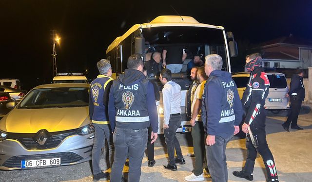 Polatlı'da eğlence mekanlarına denetim: 68 gözaltı