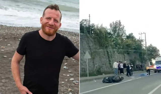 Trabzon'da, TIR'a çarpan motosikletin sürücüsü öldü