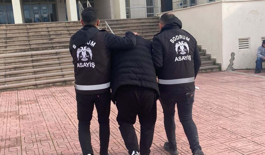 Bodrum'da 4 ayrı suçtan 24 yıl hapis cezası bulunan firari yakalandı