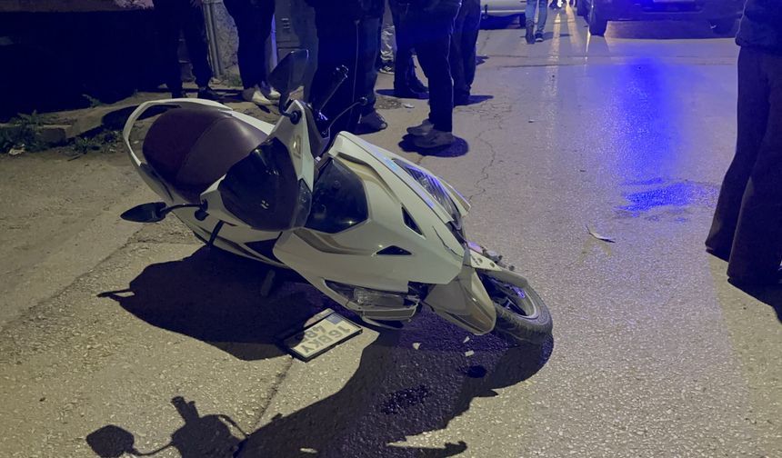Bursa'da otomobil ile motosiklet çarpıştı: 1 yaralı
