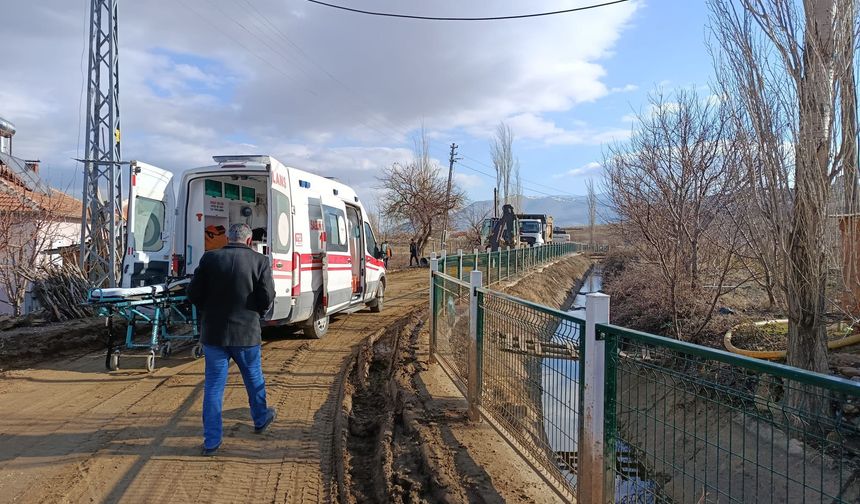 Malatya'da altyapı çalışmaları sırasında göçük; 2 yaralı