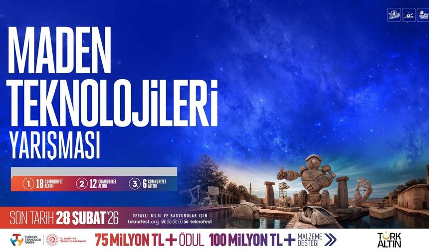TEKNOFEST 2026'da Maden Teknolojileri Yarışması ilk kez sahneye çıkıyor
