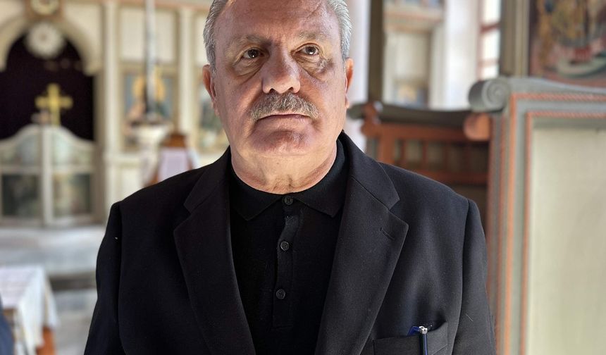 Edirne'de Sveti Georgi Kilisesi papazı Çıkırık, ölümünün 3'üncü yılında ayinle anıldı