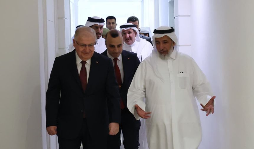 Bakan Güler, Katar Evkaf ve Şeriye Bakanı Al Ghanem ile görüştü