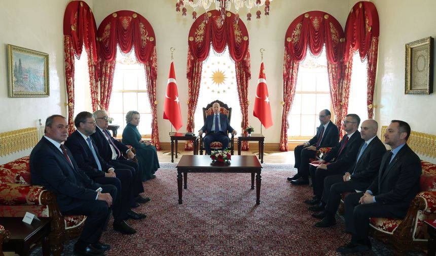 Cumhurbaşkanı Erdoğan, Rusya Federasyonu Meclis Başkanı Valentina Matviyenko'yu kabul etti