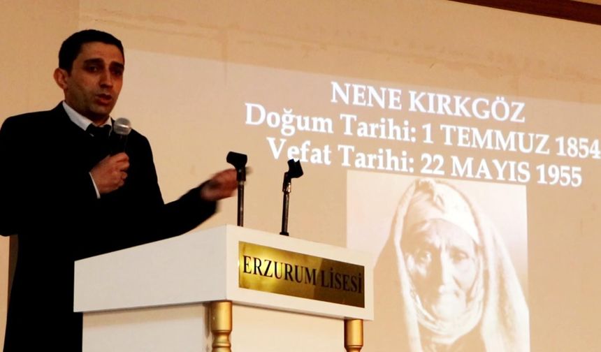 Aziziye destanının kahramanı Nene Hatun'un 1952 yılında çekilen görüntüleri ortaya çıktı