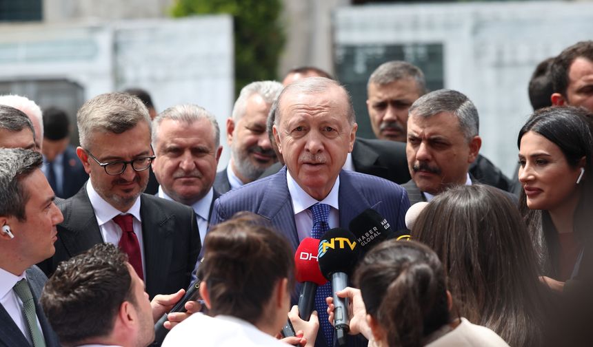 Cumhurbaşkanı Erdoğan, cuma namazını Ayasofya-i Kebir Cami-i Şerifi'nde kıldı