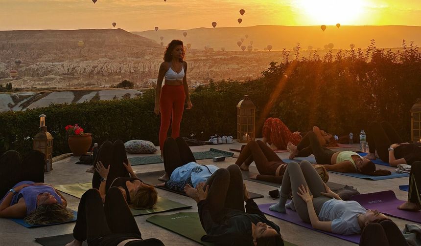 Kapadokya'da 3 gün sürecek yoga festivalinde geri sayım
