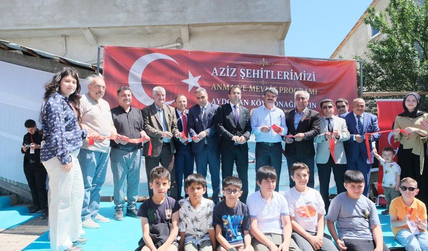 Refahiye Aydoğan Köyü’ne Yakışan Eser Hizmete Açıldı, ‘Şehitler Unutulmadı’