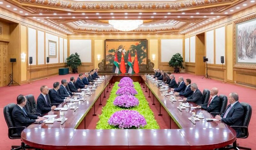 Çin Devlet Başkanı Şi, Ürdün Kralı 2'nci Abdullah ile görüştü