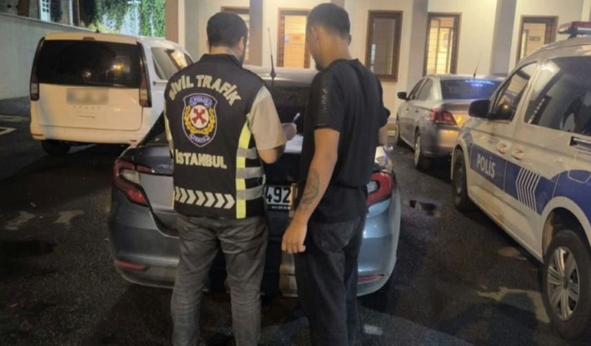 Üsküdar'da trafik güvenliğini tehlikeye düşüren motosikletlilere 363 bin lira ceza
