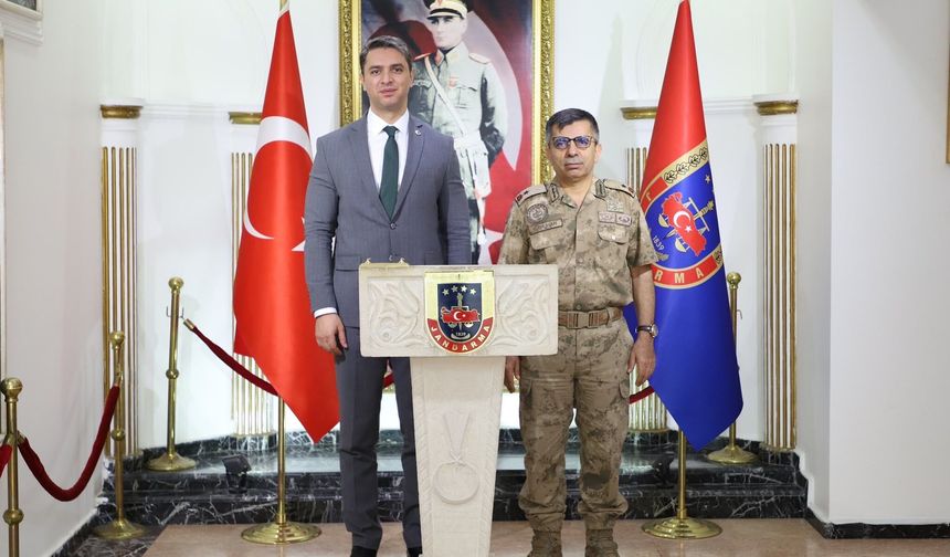 Tuğgeneral Tahsin Saruhan ve Kaymakam Murat Acar’dan İş Birliği Vurgusu