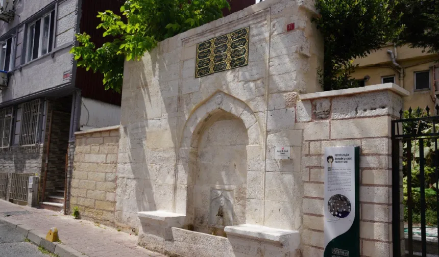 Fatih'te 232 tarihi çeşmede koruma ve restorasyon çalışması