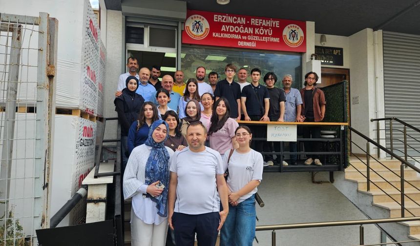 Aydoğan Köyü’nde Üniversiteli Gençler Kahvaltıda Buluştu