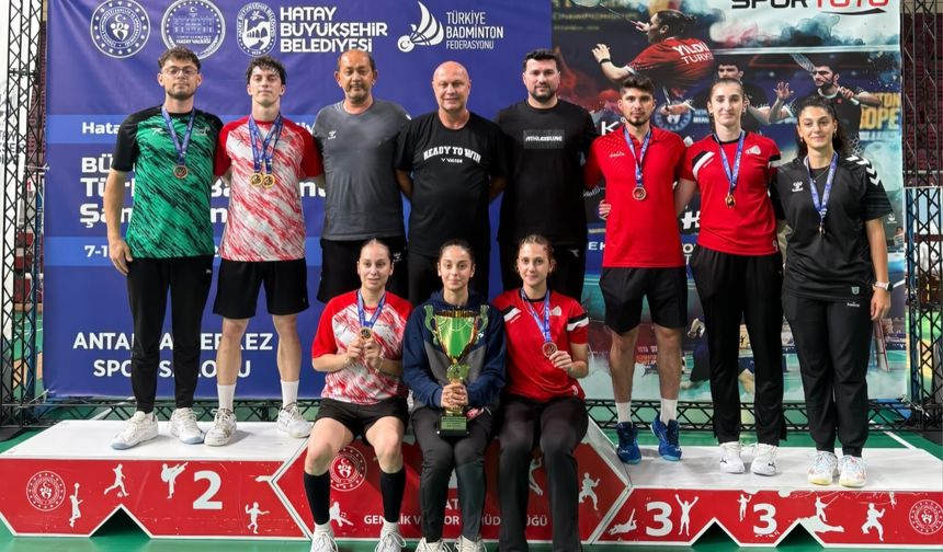 Erzincan Badmintonda Yine Zirvede: 3 Türkiye Şampiyonluğu