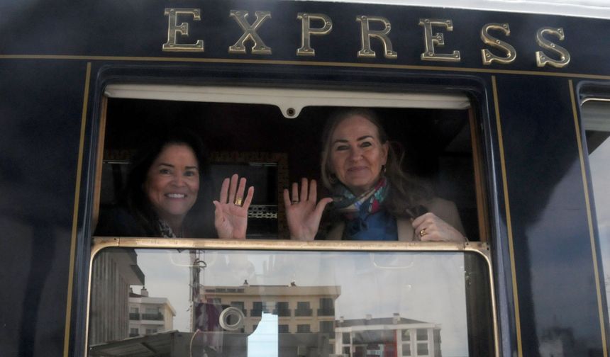 Tarihi Orient Express Edirne'ye ulaştı