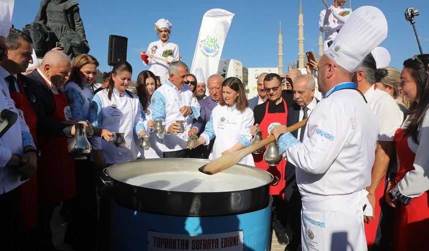 Edirne Gastronomi Festivali renkli görüntülerle başladı