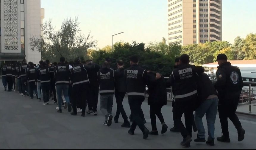 Ankara merkezli 14 ilde yeni nesil suç örgütlerine operasyon