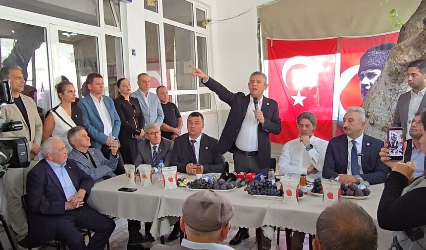 Özgür Özel: Alım garantili yeni bir tarım dönemini başlatmak durumundayız